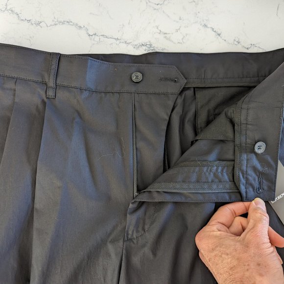 Emporio Armani Cotton Pleated Dress Pants - NWT - Picture 4 of 8